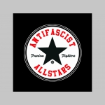 Antifascist Allstars čierne teplákové kraťasy s tlačeným logom